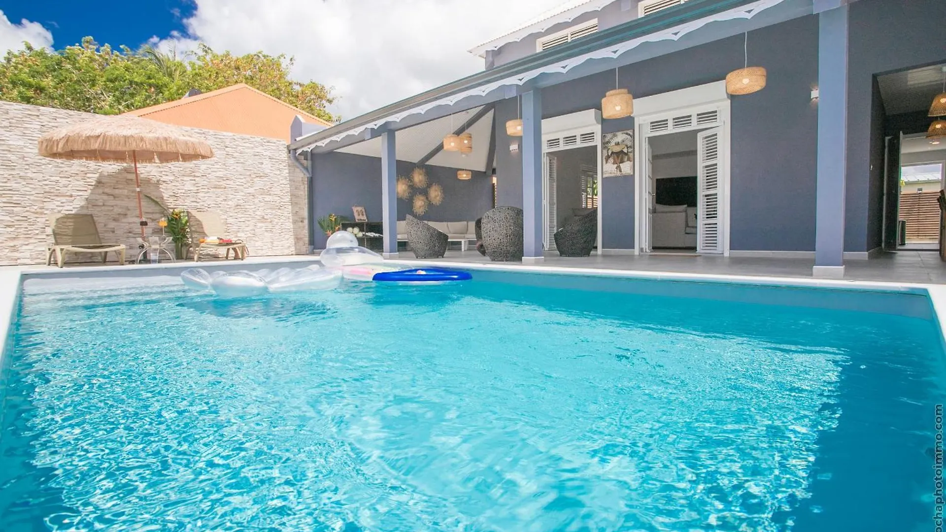 Villa L Or De Belfond Piscine & Plage A Pied Sainte-Anne