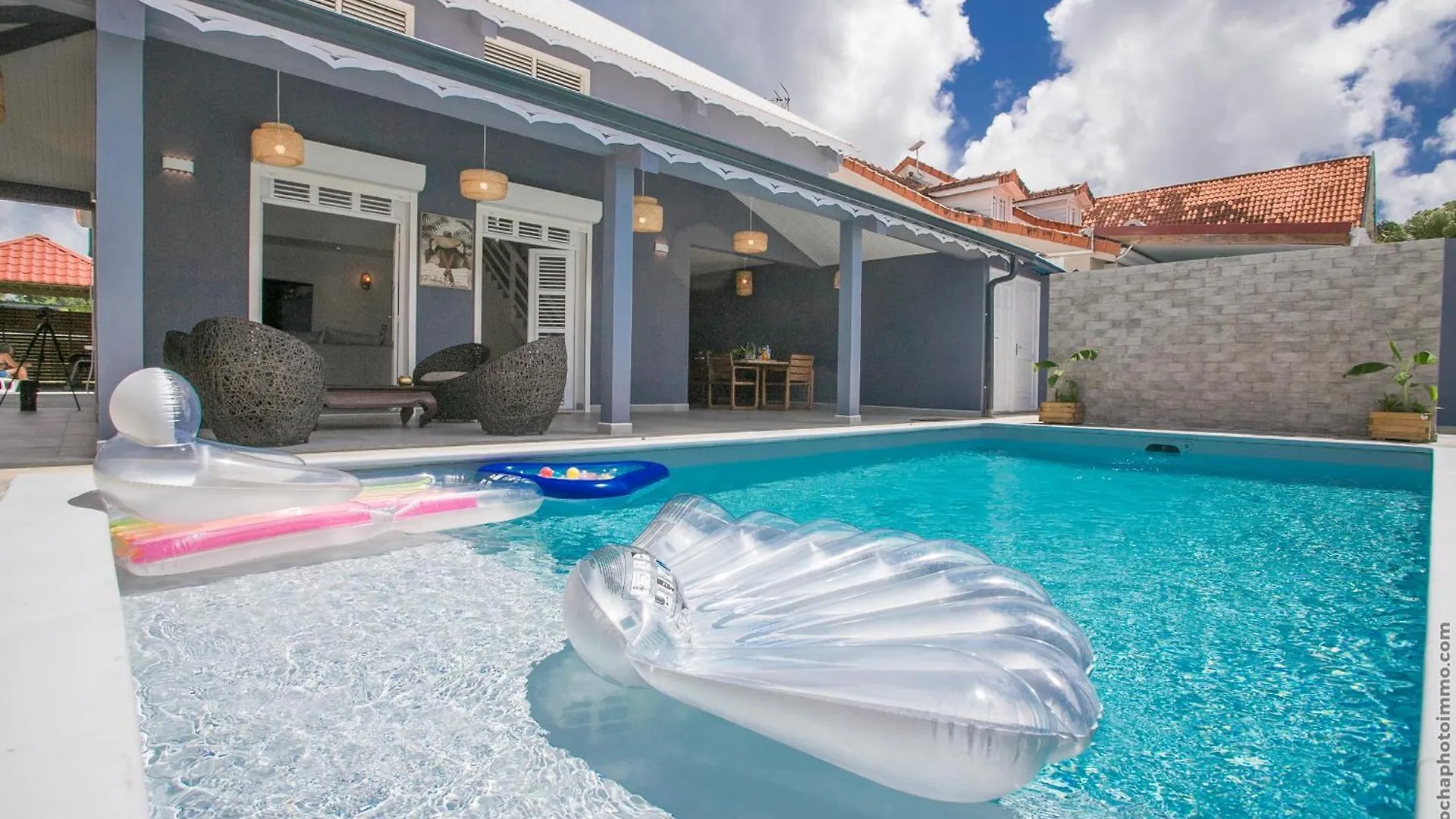 Villa L Or De Belfond Piscine & Plage A Pied Sainte-Anne